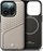 Mbulesë telefoni BMW Sign Leather Textured and Line, për iPhone 16 Pro 6.3", MagSafe, gri
