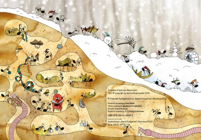 Libër për kalamaj Media Rodzina I Will Tell You Mommy What Ants Do, faqe të forta, ilustrime me ngjyra