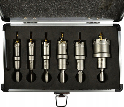 Set freza rrethore për metal G40200, 16 35mm, titanium, në kuti alumini