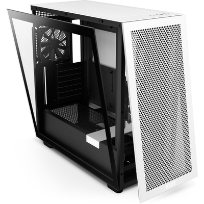 Kasë NZXT H7 Flow - E bardhë/E zezë