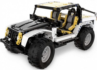 Set ndërtime CaDA Pioneer Jeep, me telekomandë, 542 pjesë, i verdhë