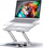 Mbajtëse laptopi Maxximus Fold Pro, e rregullueshme, metal, ngjyrë argjendtë