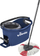 Set mop për dysheme Vileda Turbo 167756, kovë me pedale, mikrofibër, blu