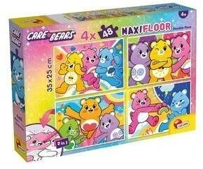 Puzzle për dysheme Lisciani Care Bears Maxi Floor, 4x48 copa, 35x25cm, shumngjyrësh