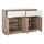Bife Jolene HM2234.02, 2 sirtarë 4 dyer, 120x40x80cm, sonoma me të bardhë