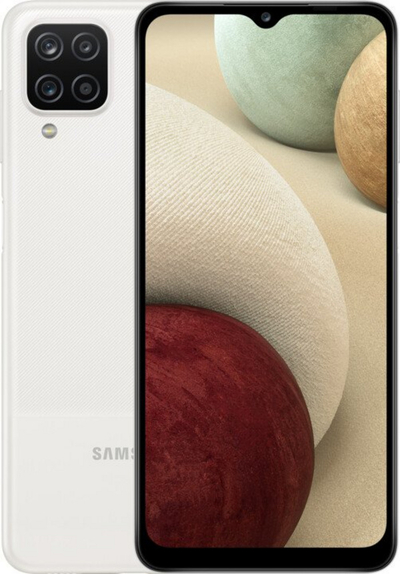 Celular Samsung Galaxy A12, 6.5", 3GB/32GB, 5000 mAh, i bardhë