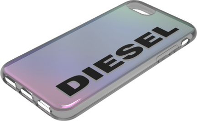 Mbrojtëse telefoni Diesel Snap Case për iPhone 6/7/8/SE, holografike, e zezë
