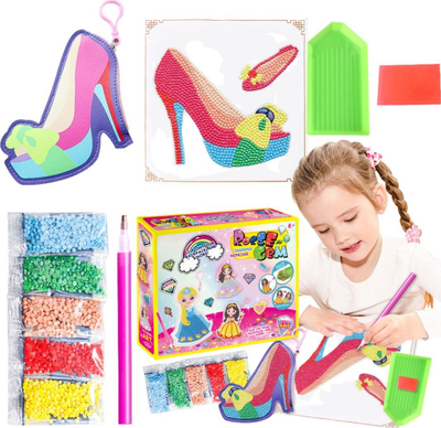 Set mozaik me diamante Maksik 5D, për kalamoj 6+, shumëngjyrësh