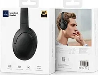 Kufje wireless Wiwu TD-02, Bluetooth, on-ear, të zeza