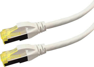 Kabllo rrjeti Logon Premium Cat6a S FTP, Patch, e bardhë