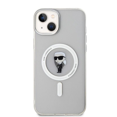 Mbrojtëse telefoni Karl Lagerfeld KLHMP15MHFCKNOT për iPhone 15 Plus 6.7", me MagSafe, transparente