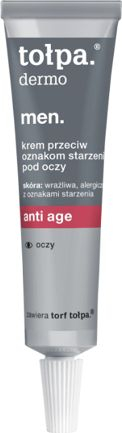 Krem sysh Tołpa Dermo Anti Age për burra, kundër rrudhave dhe fryrjeve, 10 ml