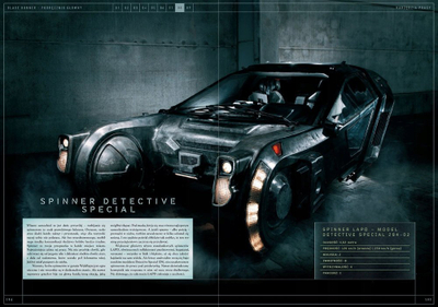 Libër rregullash RPG Blade Runner Core Rulebook, kopertinë e fortë, me ngjyra