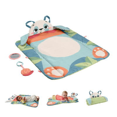 Tapet loje Fisher Price Planet Friends Roly Poly Panda, për foshnje, me aktivitete shqisore, shumëngjyrësh