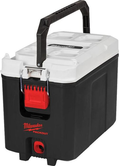 Kuti ftohëse Milwaukee Packout Hard Cooler, 15L, IP65, e zezë