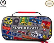 Kuti mbrojtëse PowerA Mario Kart për Nintendo Switch Lite OLED, kapacitet 9 lojëra, shumëngjyrëshe