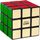 Lodër logjike Spin Master Rubik's Cube Retro, kub 3x3, dizajn vintage, shumëngjyrëshe