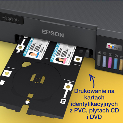 Printer për foto Epson EcoTank L8050 5760 x 1440 DPI 8" x 12" 20x30 cm Wi-Fi, i zi