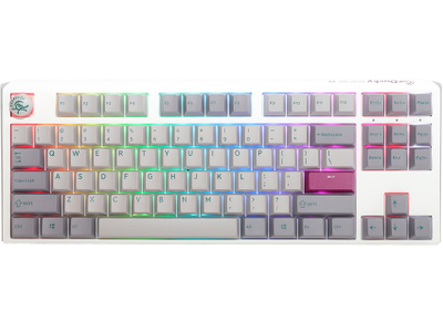 Tastierë lojërash Ducky One 3 TKL, USB, Cherry MX Brown, e argjendtë