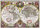 Puzzle Trefl 27095, 2000 copa, hartë historike e botës, shumëngjyrësh