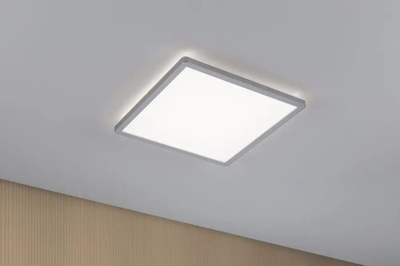 Panel tavanor LED Paulmann Atria Shine, 29x29 cm, dritë e bardhë e ftohtë 840, krom