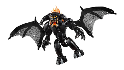 Set LEGO Icons Lord of the Rings Balrog Book Nook 10367, dekor për raft librash, për të rritur, shumëngjyrësh