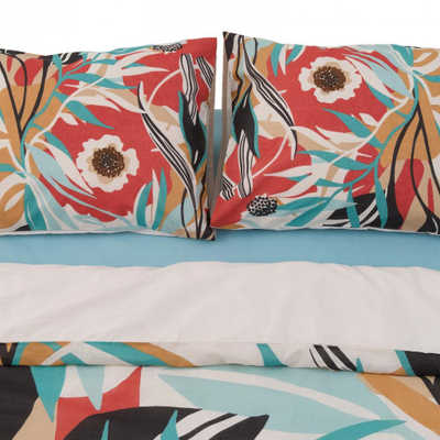 Komplet çarçafësh dopio Amon Double Linen BBC, 4 copë, 132TC, i bardhë