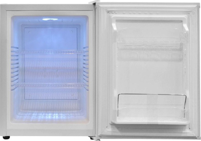 Frigorifer i vogël Guzzanti GZ 44W, 33L, me dritë LED, i bardhë