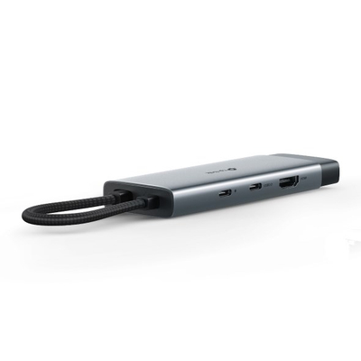 Hub USB TP-Link UH7020C, Type C 7 në 1, 4K HDMI, gri