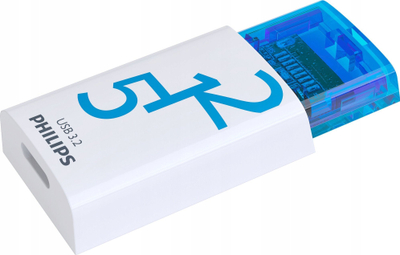 USB Philips Click, 512GB, USB C, blu