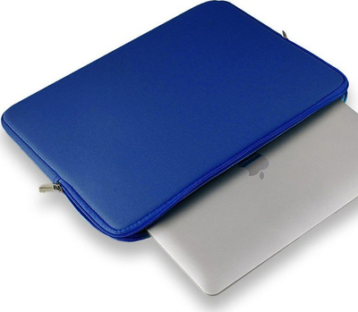 Çantë universale për laptop Hurtel Bag, 14", neopren kundër spërkatjeve, blu navy