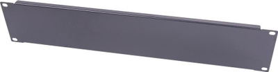 Panel mbushës 2U Feller CCAS PZ 02U, për kabinet 19", i zi