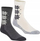 Çorape gocash Kari Traa KT Wool Sock, lesh merino, set 2 palë, gri edhe të bardha