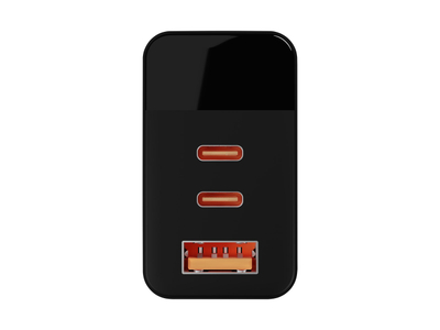 Karikues rrjeti Blow LCD GAN, 65W, 2x USB C PD, i zi