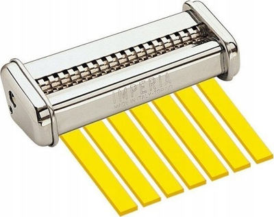 Aksesor për makinë paste Imperia New Simplex Titania Trenette, 4 mm, çelik inox, argjend