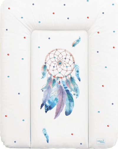 Dyshek për ndërru pelena Ceba Baby Dreamcatcher, 70x50 cm, pa ftalate, i bardhë