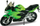 Model moto Welly Kawasaki Ninja 650R, shkallë 1:10, metal, jeshile