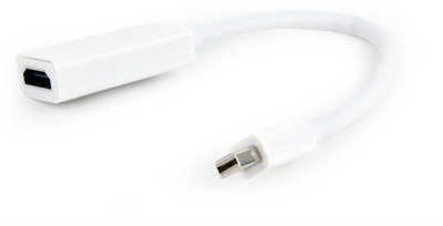 Përshtatës Gembird AV DisplayPort Mini në HDMI, i bardhë