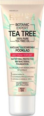 Fondatinë fytyre Eveline Tea Tree Oil, 30 ml, 05 Beige