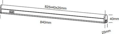Lampë tavanore Ramon LED, 1100 lumen, 84 cm, e bardhë
