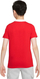 Bluzë polo fëmijësh Nike Dri-FIT Park Jr CW6935-657, poliester, trajnimi, e kuqe me jakë të bardhë