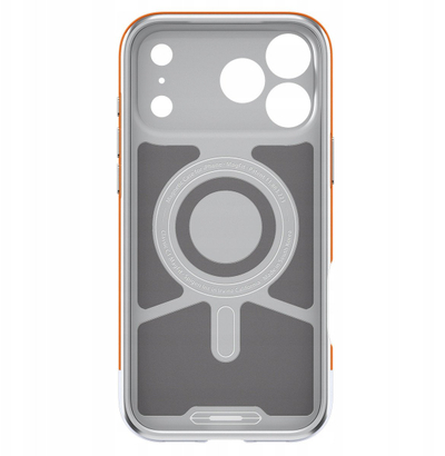 Kapak telefoni Spigen Classic C1 MagSafe për iPhone 17 Pro, dy shtresa, Tangerine