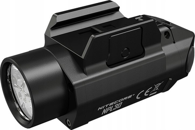 Dritë taktike Nitecore NPL30, 1200 lumens, për shinë Picatinny, e zezë