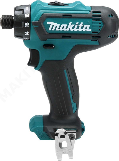 Kaçavidë elektrike Makita DF033DZ, 12V, me dy shpejtësi, blu