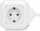 Zgjatues elektrik 4-fish, 2P E Schuko, 2xUSB, 1.4m, i bardhë