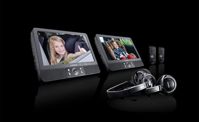 DVD player portativ Lenco DVP939, 2 ekrane 9", USB, i zi