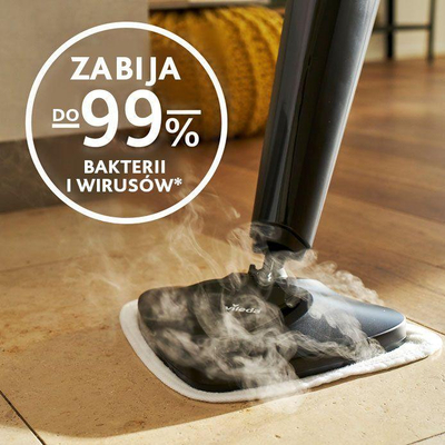 Vileda Steam Plus парна крпа, 1550W, 400ml, црна