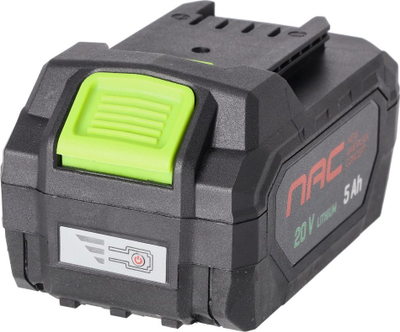 Bateri NAC B20-50-S, 20V, 5Ah, e zezë