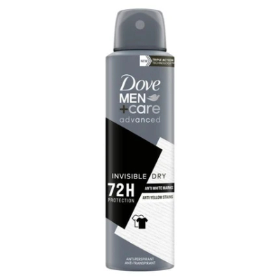 Deodorant Dove Men Invisible Dry 72H, 150 ml