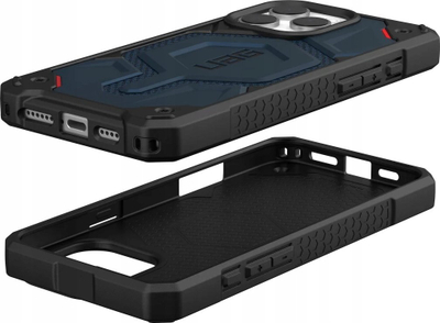 Maskë UAG Monarch Pro Kevlar për iPhone 16 Pro Max, MagSafe, blu e errët